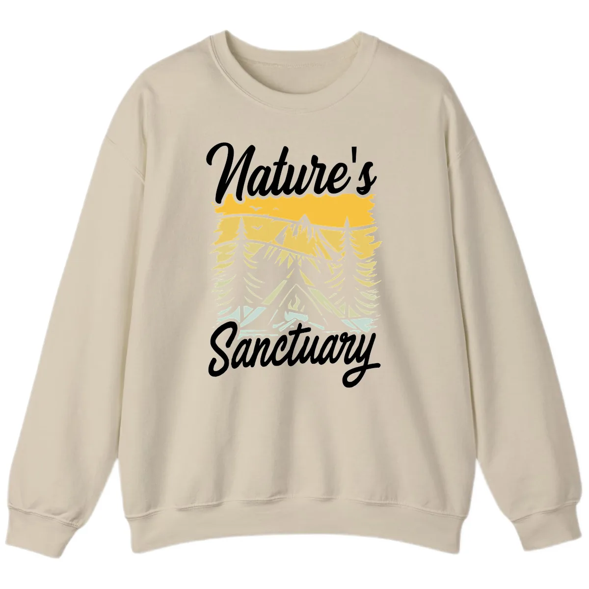 Nature's Sanctuary Sweatshirt in Sand