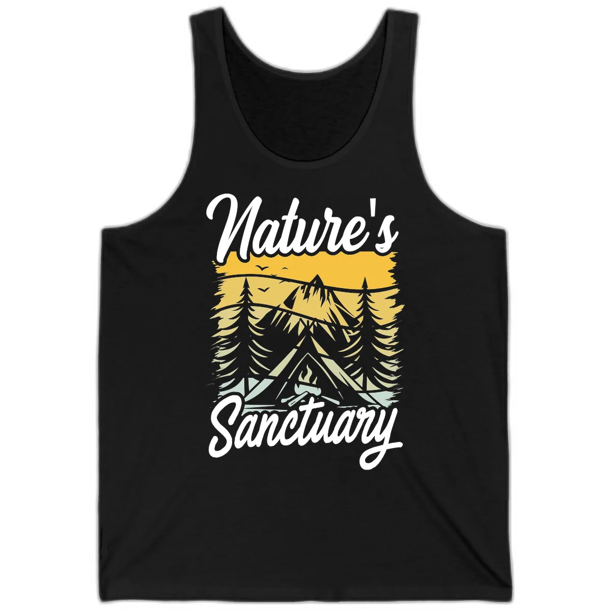Nature's Sanctuary Tank in Black