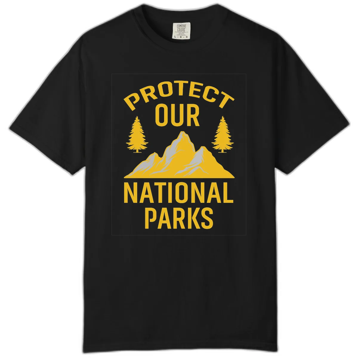 Protect Our National Parks Comfort Color in Black