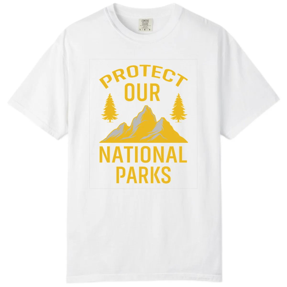 Protect Our National Parks Comfort Color in White