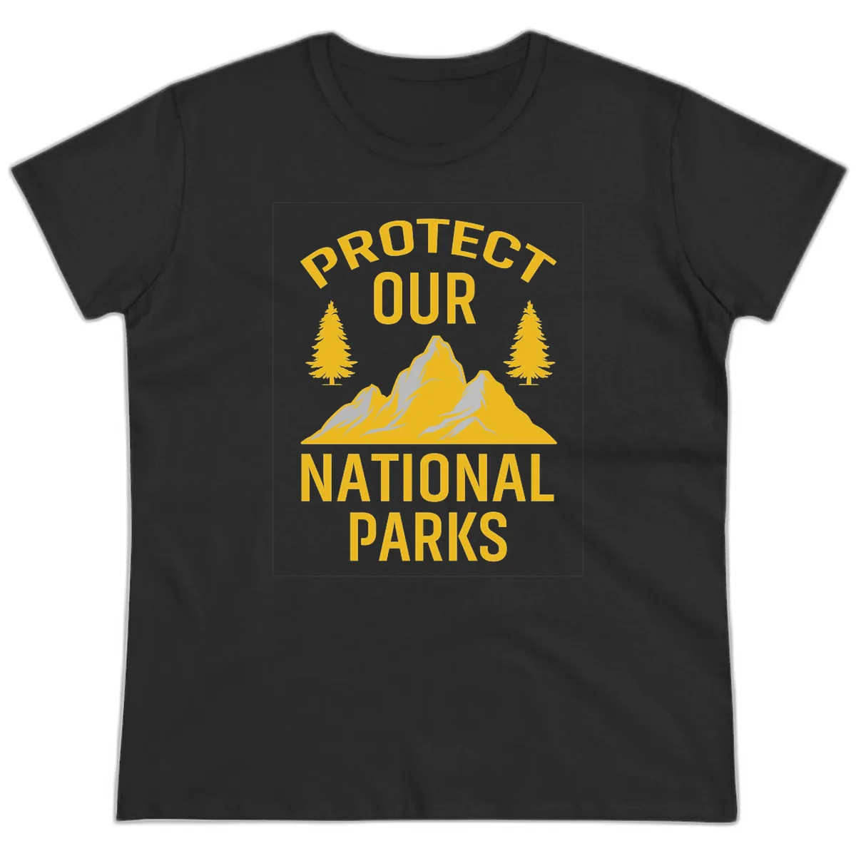 Protect Our National Parks Ladies Tee in Black
