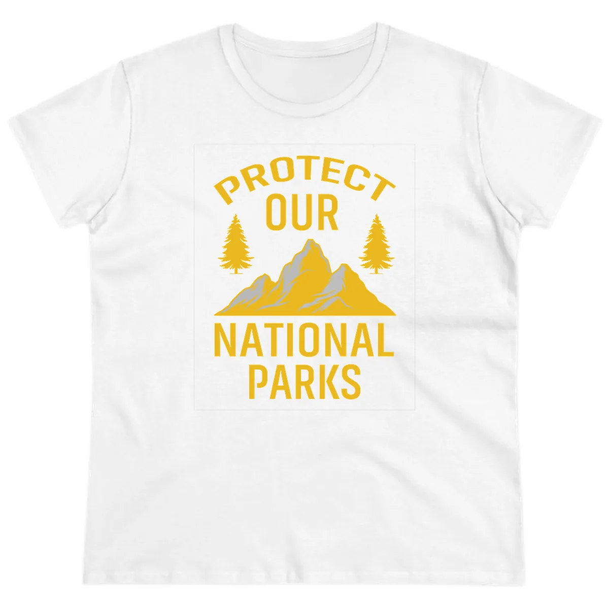 Protect Our National Parks Ladies Tee in White
