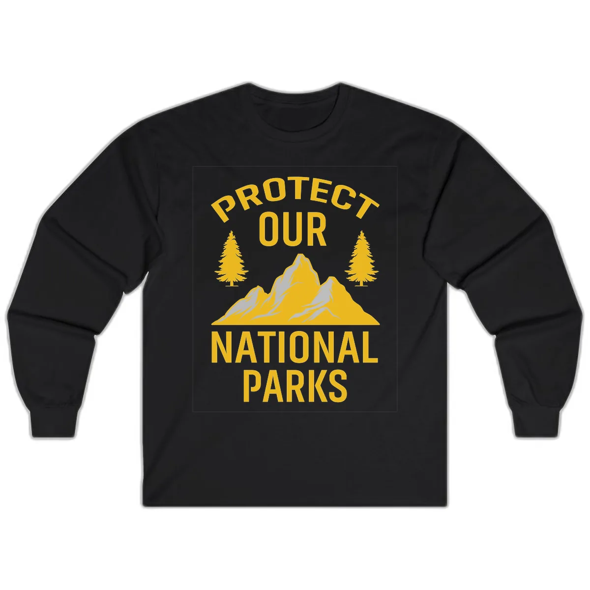 Protect Our National Parks Long Sleeve in Black