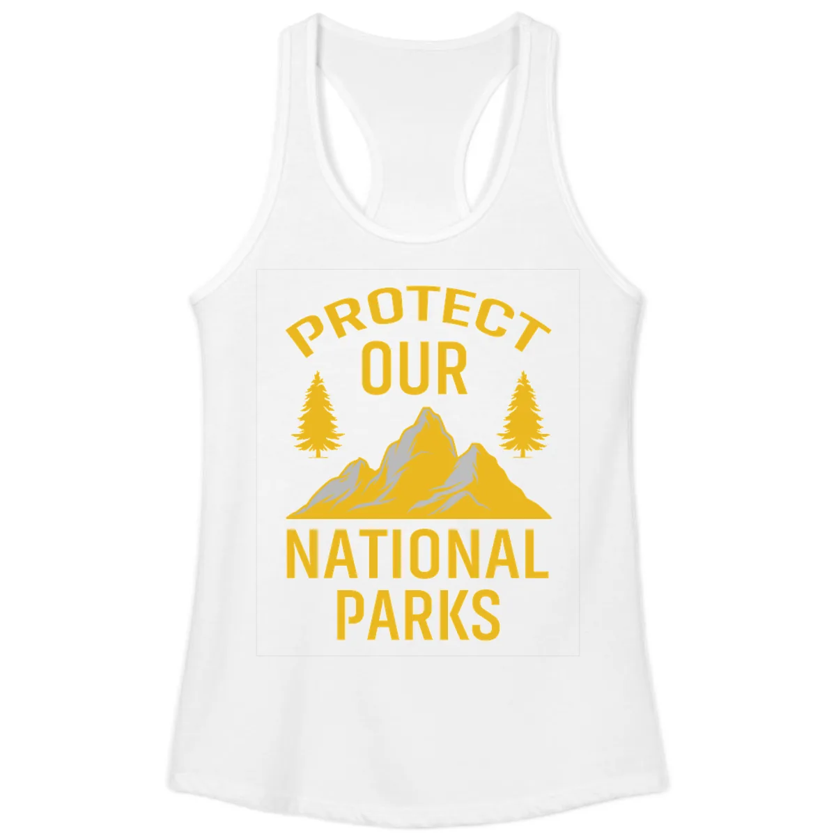 Protect Our National Parks Ladies Tank in White