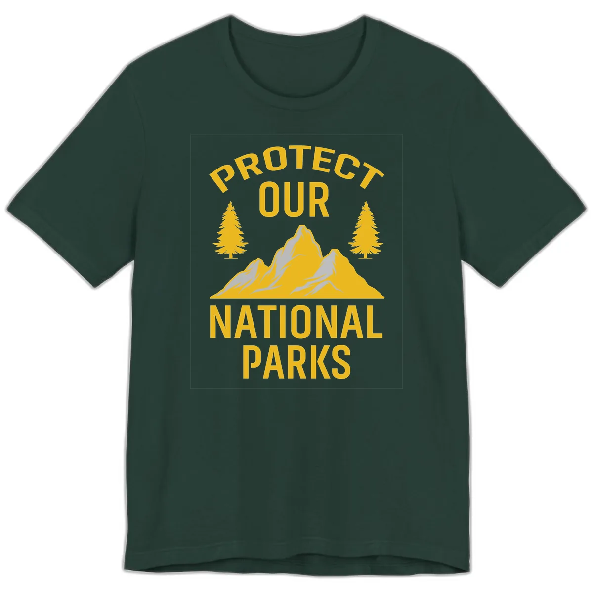 Protect Our National Parks Premium T-Shirt in Forest
