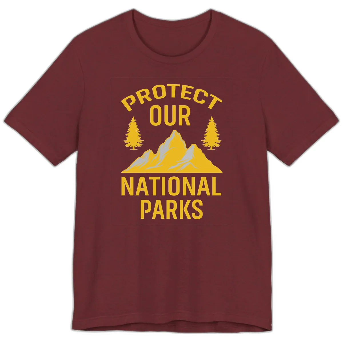 Protect Our National Parks Premium T-Shirt in Heather Cardinal