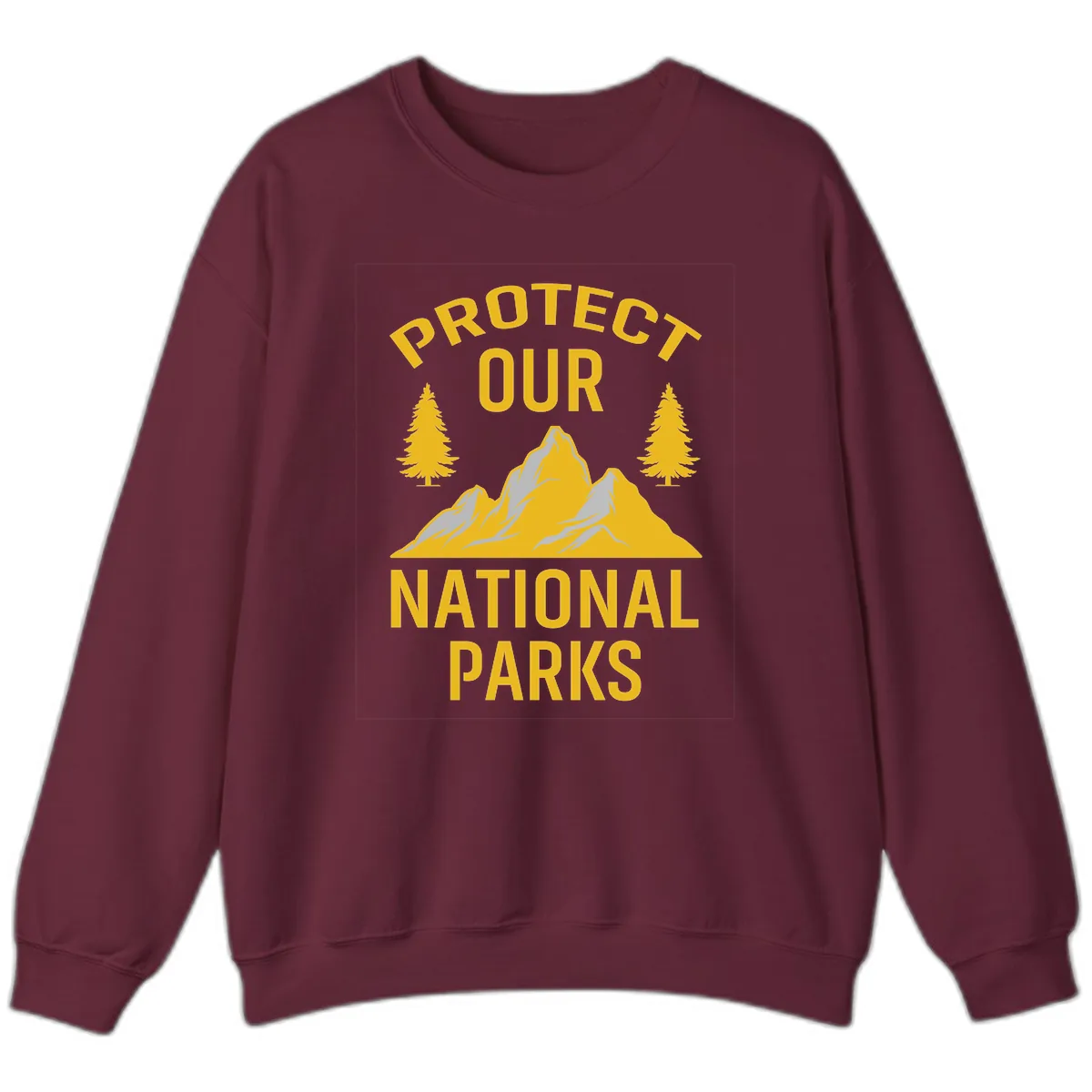 Protect Our National Parks Sweatshirt in Maroon