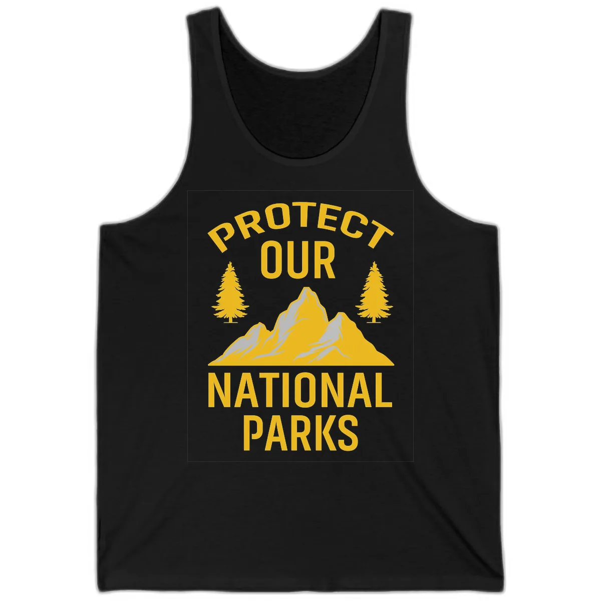 Protect Our National Parks Tank in Black