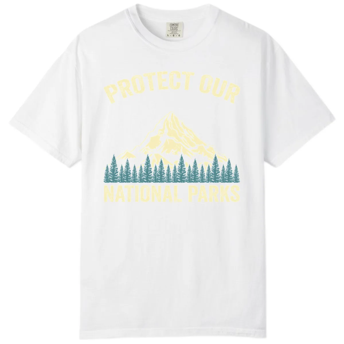 Protect Our National Parks Mountain Comfort Color in White
