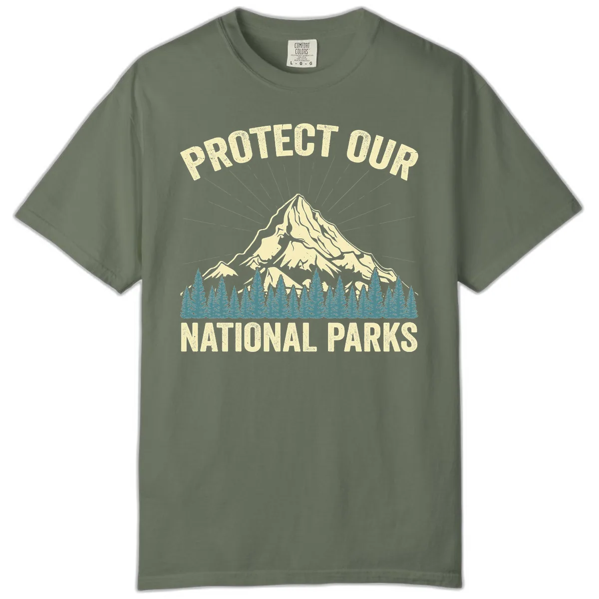 Protect Our National Parks Mountain Comfort Color in Moss