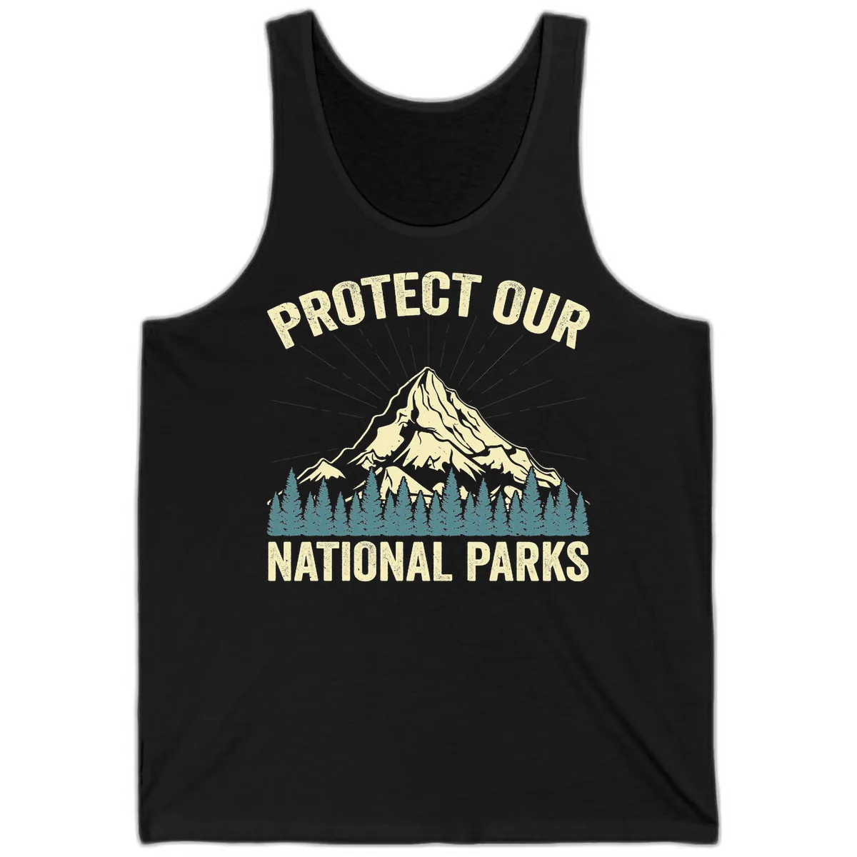 Protect Our National Parks Mountain Tank in Black