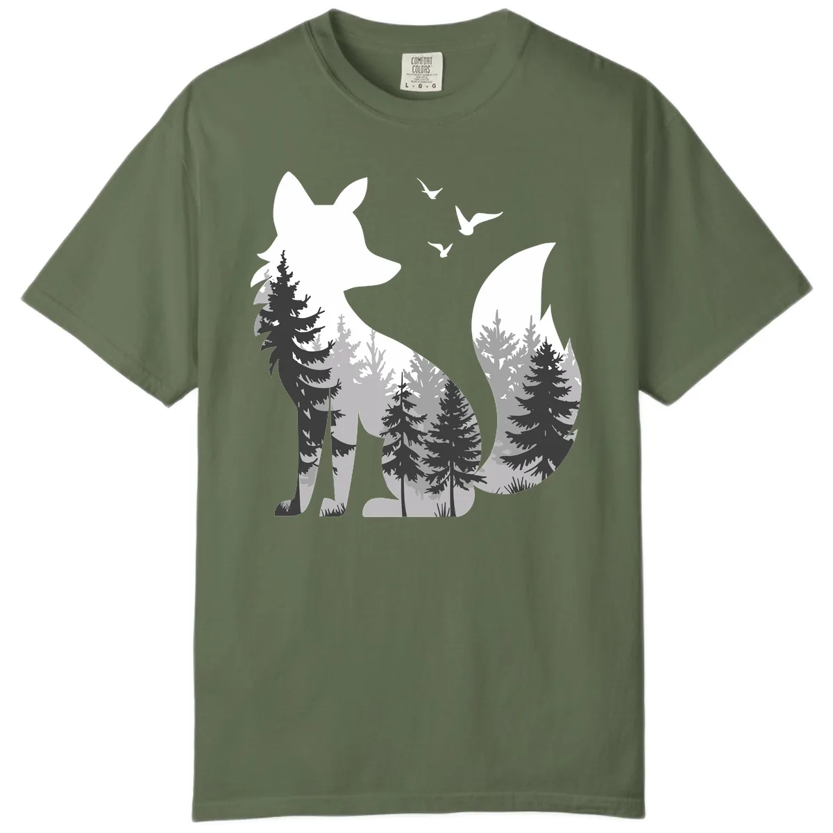 Forest Within Fox Comfort Color in Sage