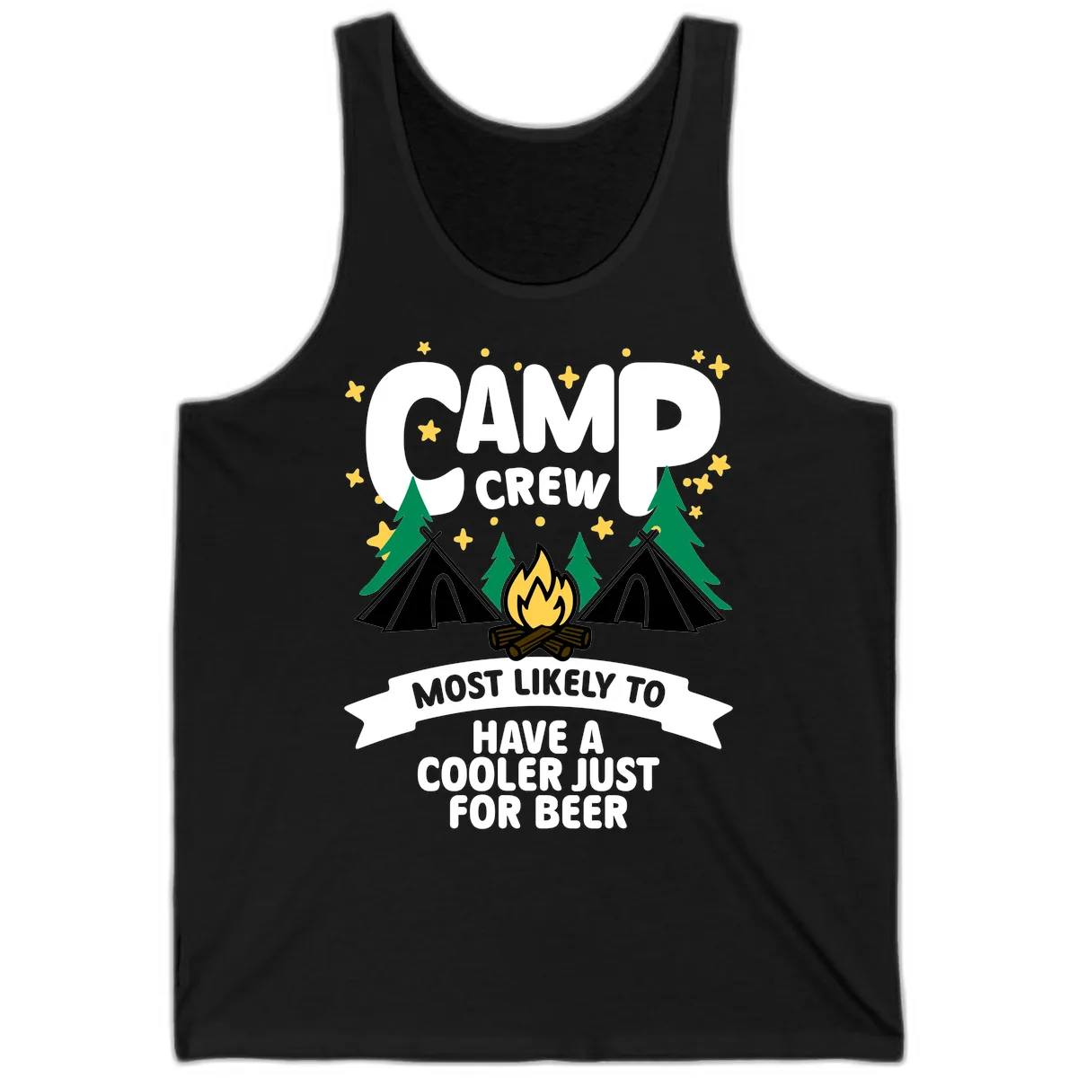 Camp Crew Cooler Beer Tank in Black