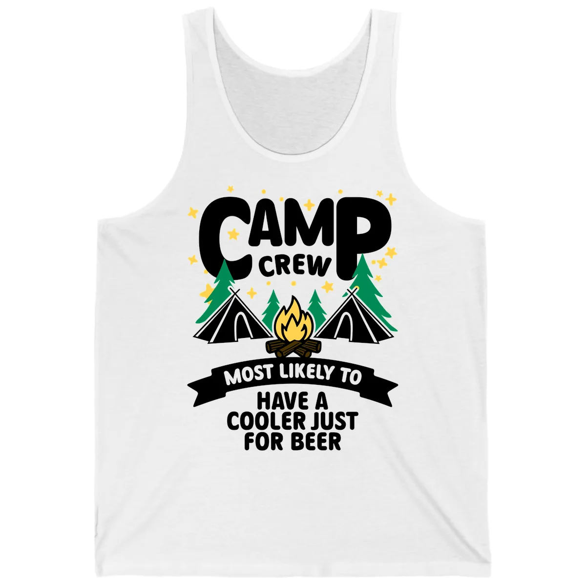 Camp Crew Cooler Beer Tank in White