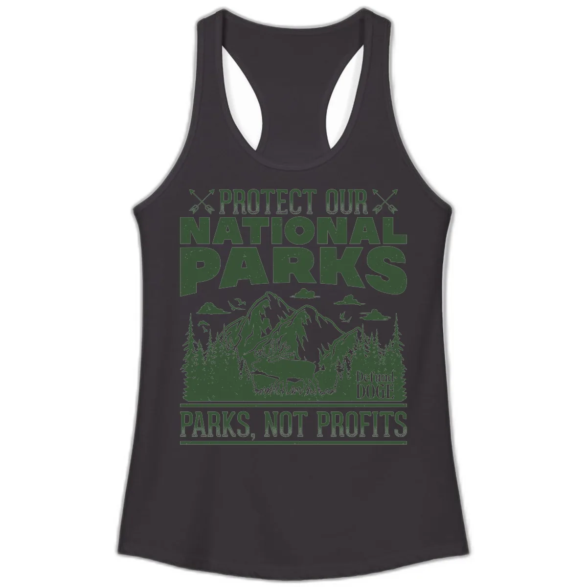 Protect Our National Parks Ladies Tank in Black