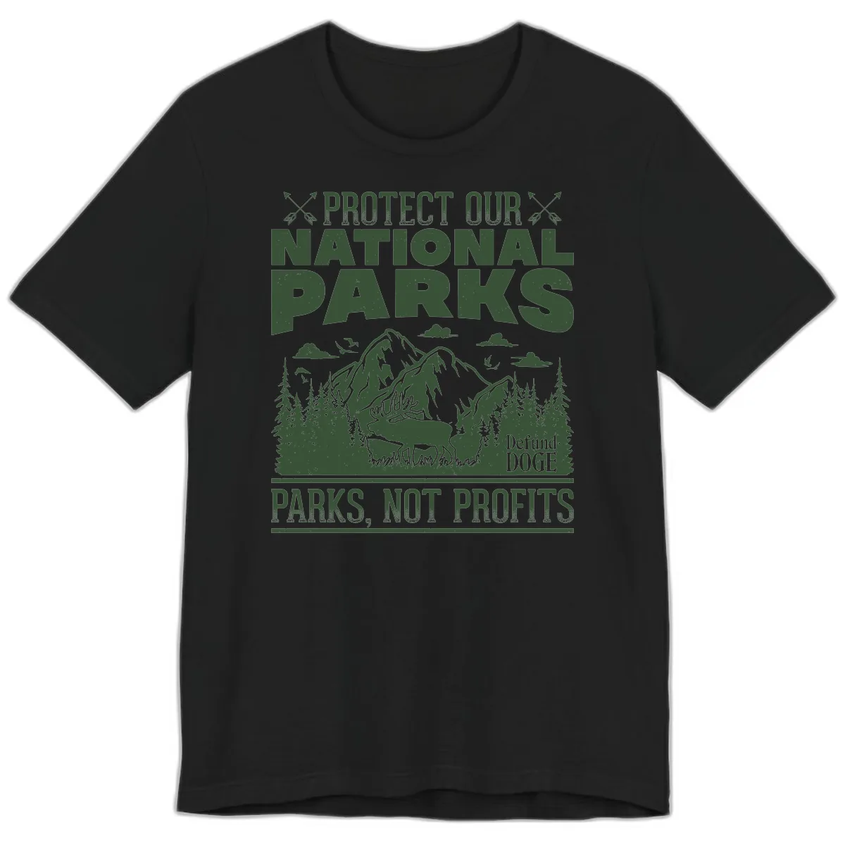 Protect Our National Parks Premium T-Shirt in Black