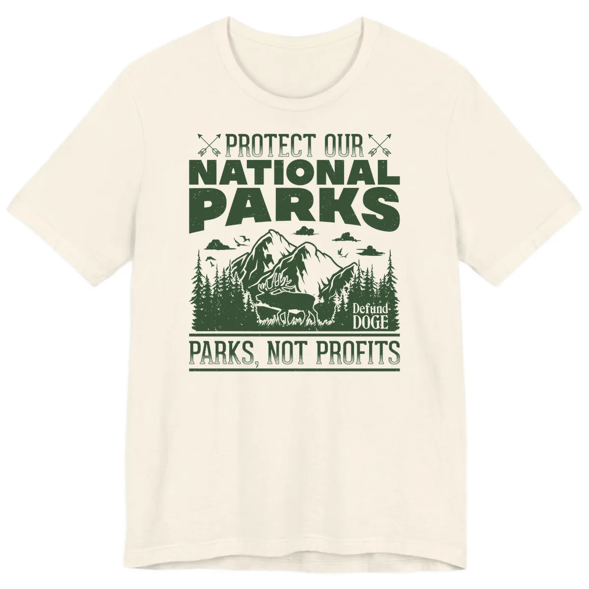 Protect Our National Parks Premium T-Shirt in Natural