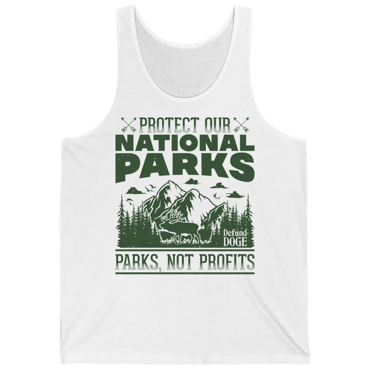 Protect Our National Parks Tank in White