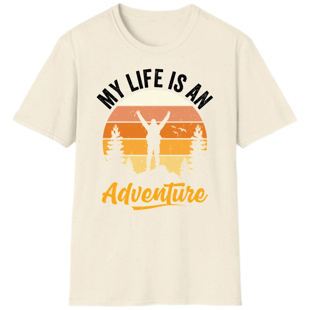My Life Is An Adventure T-Shirt in Natural