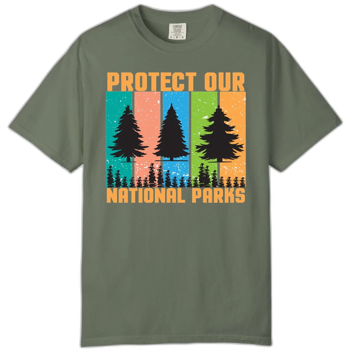 Protect Our National Parks Comfort Color in Moss