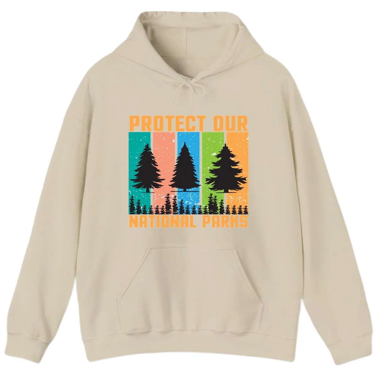 Protect Our National Parks Hoodie in Sand