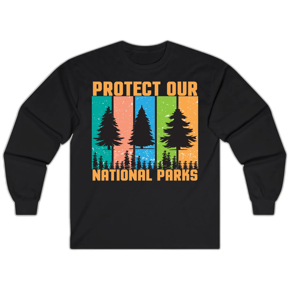 Protect Our National Parks Long Sleeve in Black
