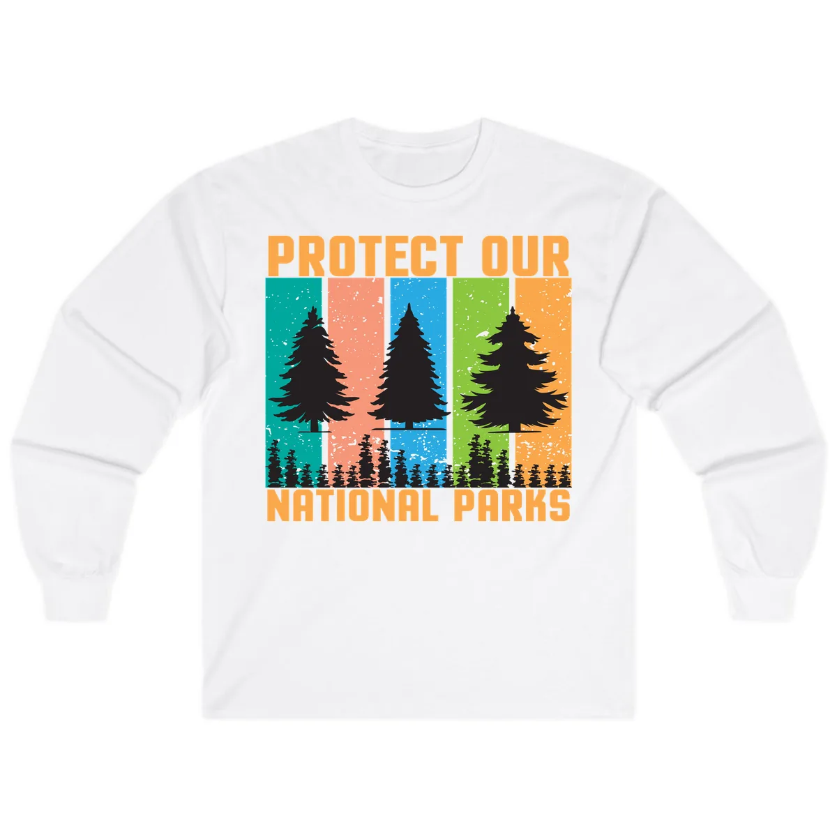 Protect Our National Parks Long Sleeve in White