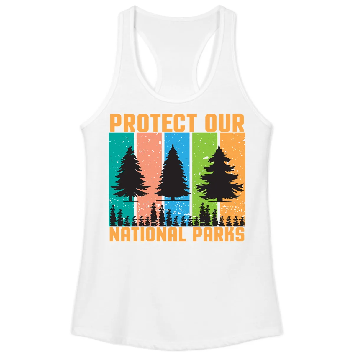 Protect Our National Parks Ladies Tank in White