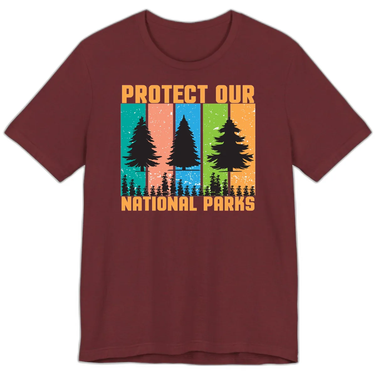 Protect Our National Parks Premium T-Shirt in Heather Cardinal