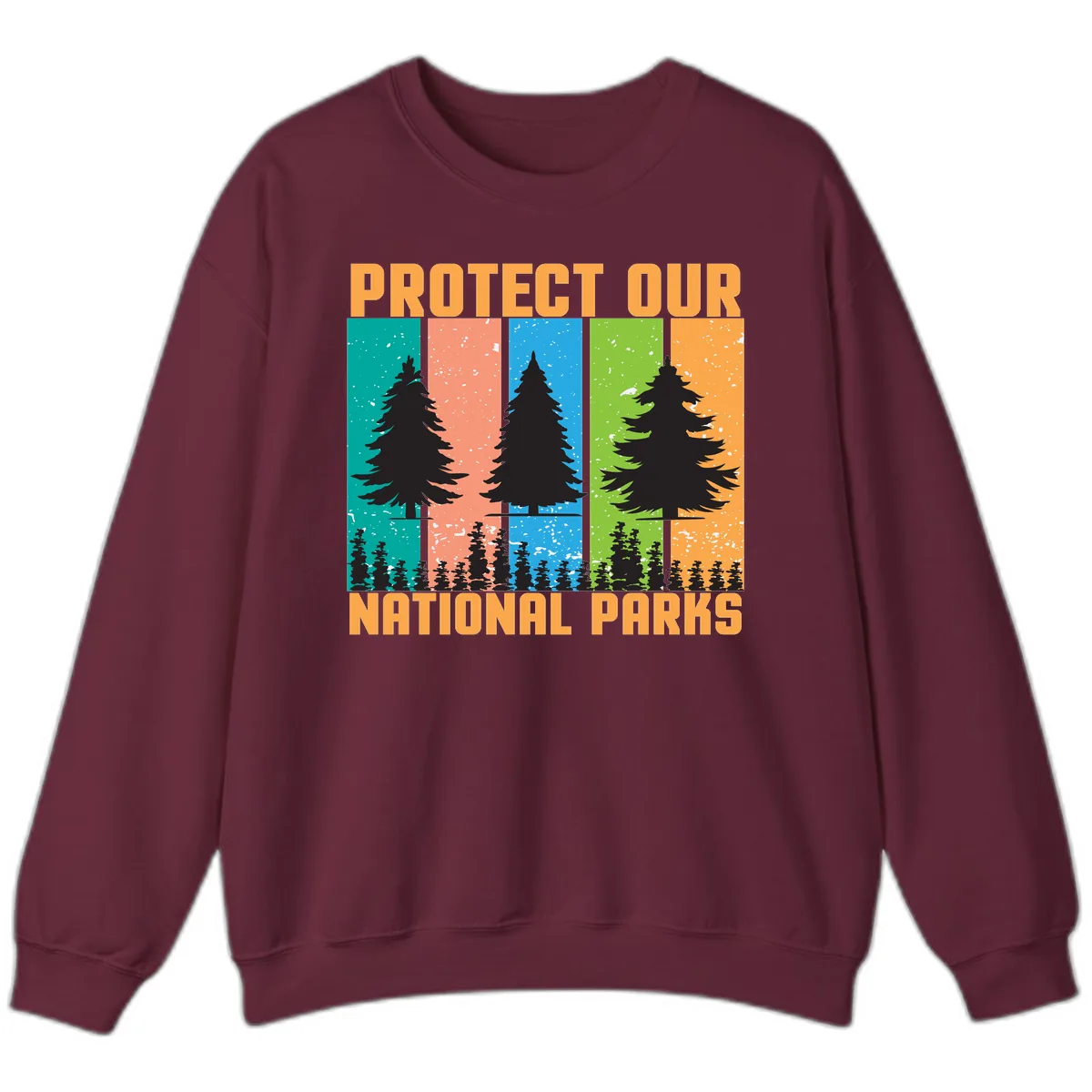 Protect Our National Parks Sweatshirt in Maroon