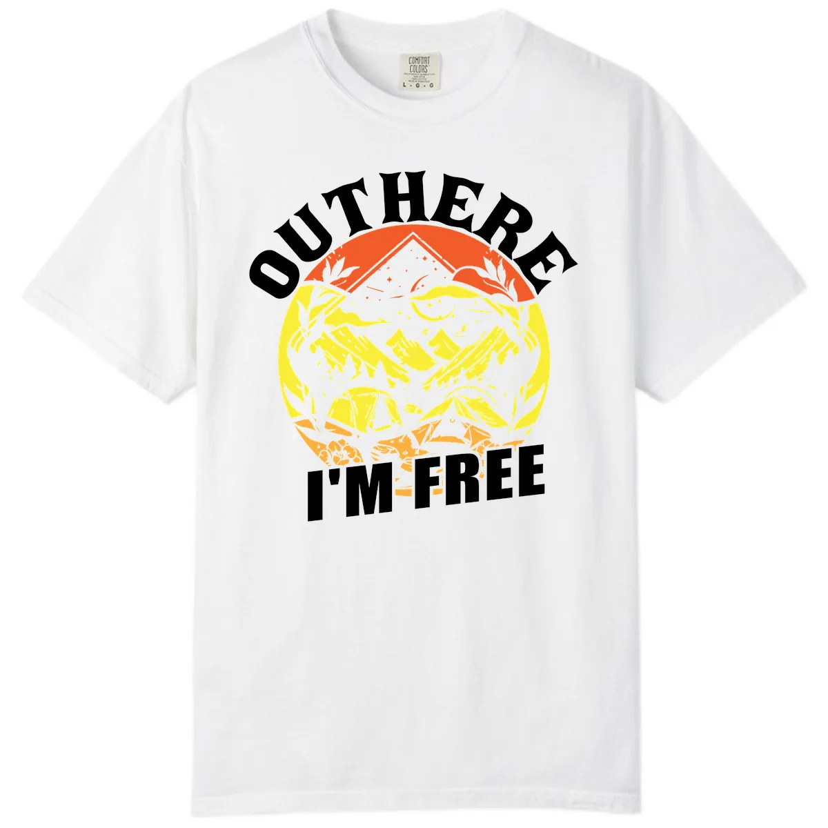 Outer Limits I'm Free Comfort Color in White