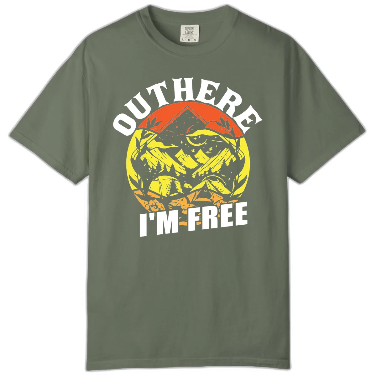 Outer Limits I'm Free Comfort Color in Moss