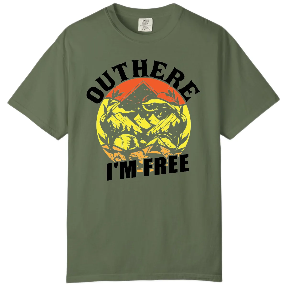 Outer Limits I'm Free Comfort Color in Sage
