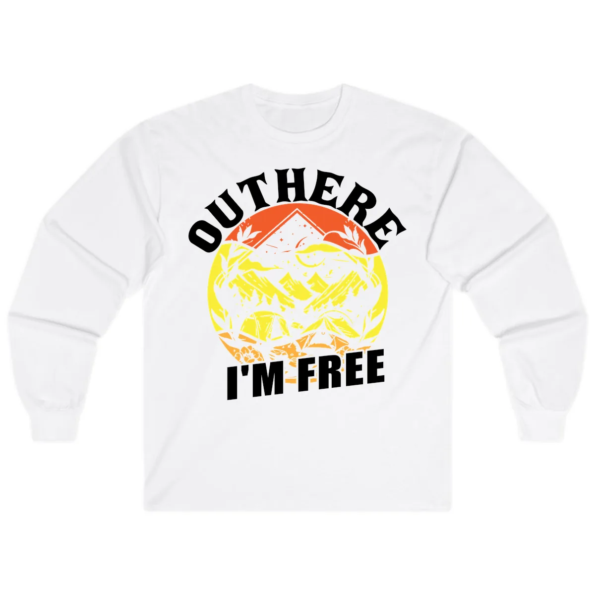 Outer Limits I'm Free Long Sleeve in White