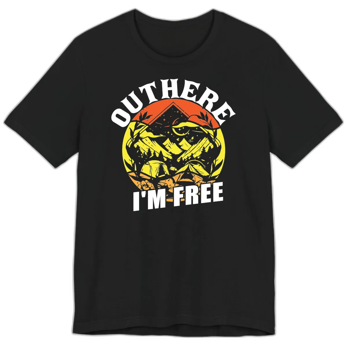 Outer Limits I'm Free Premium T-Shirt in Black
