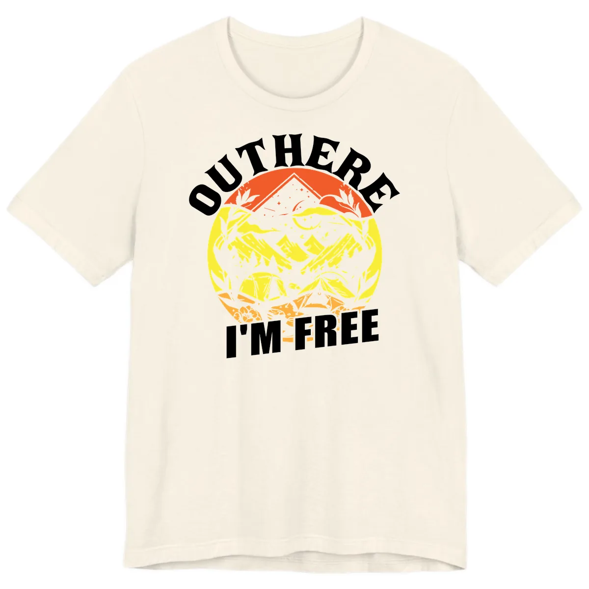 Outer Limits I'm Free Premium T-Shirt in Natural