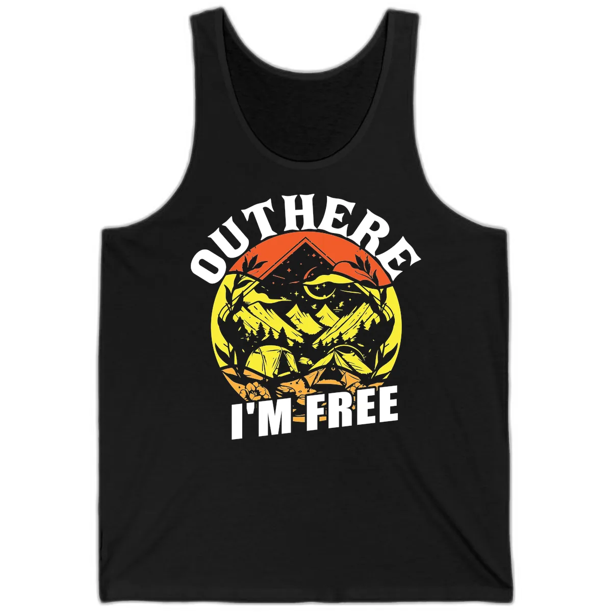 Outer Limits I'm Free Tank in Black