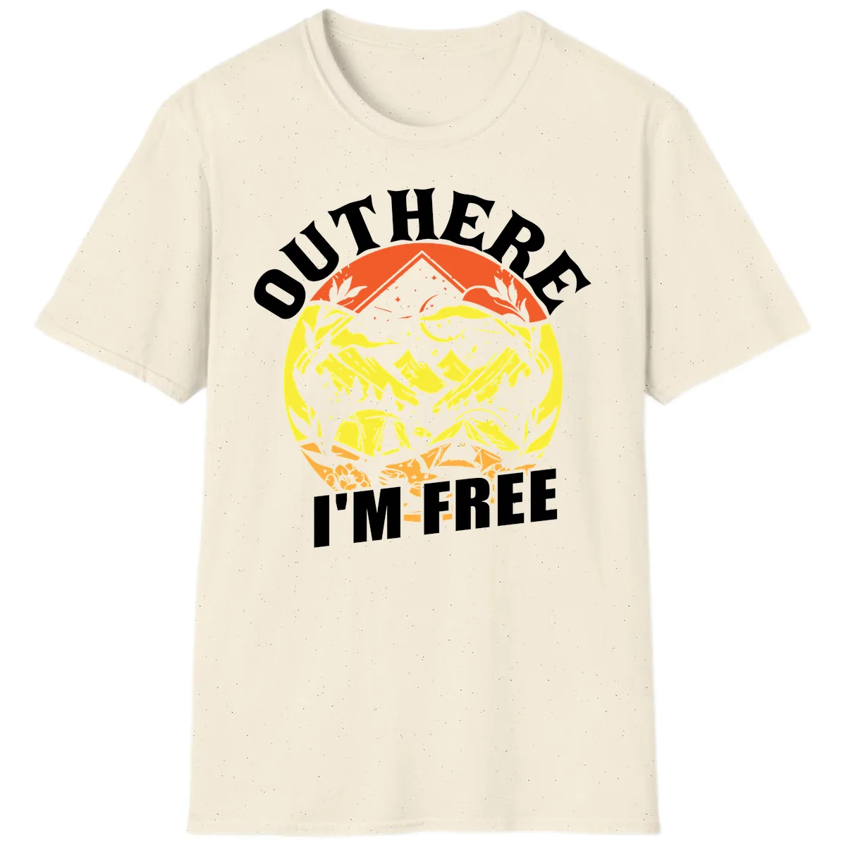 Outer Limits I'm Free T-Shirt in Natural