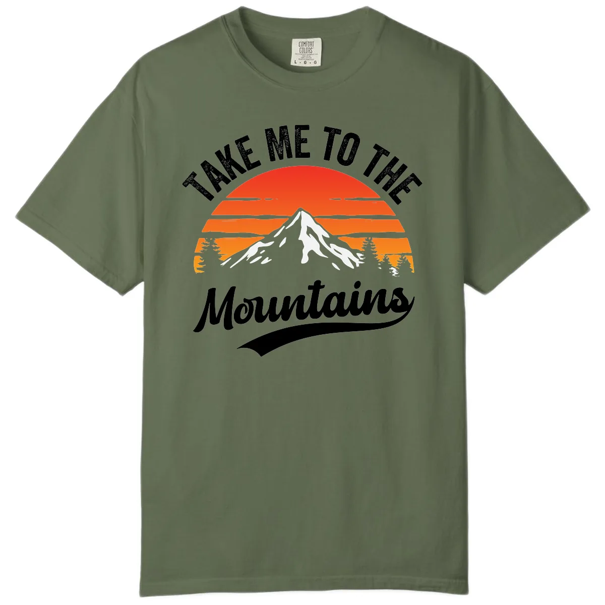 Take Me To The Mountains Comfort Color in Sage