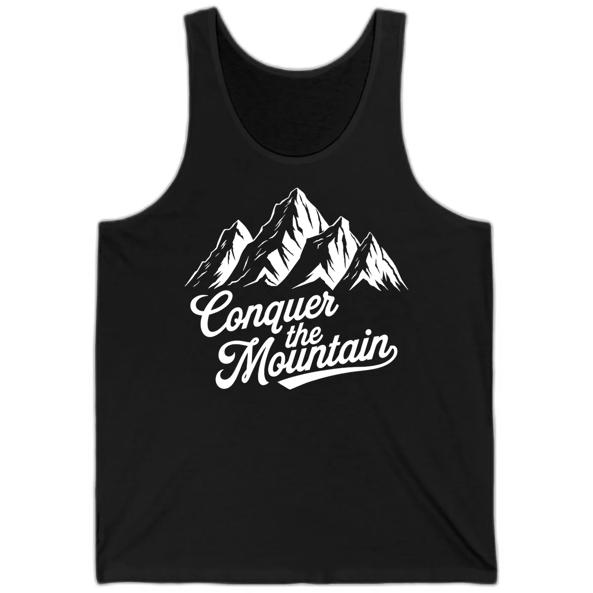 Conquer The Mountain Tank in Black