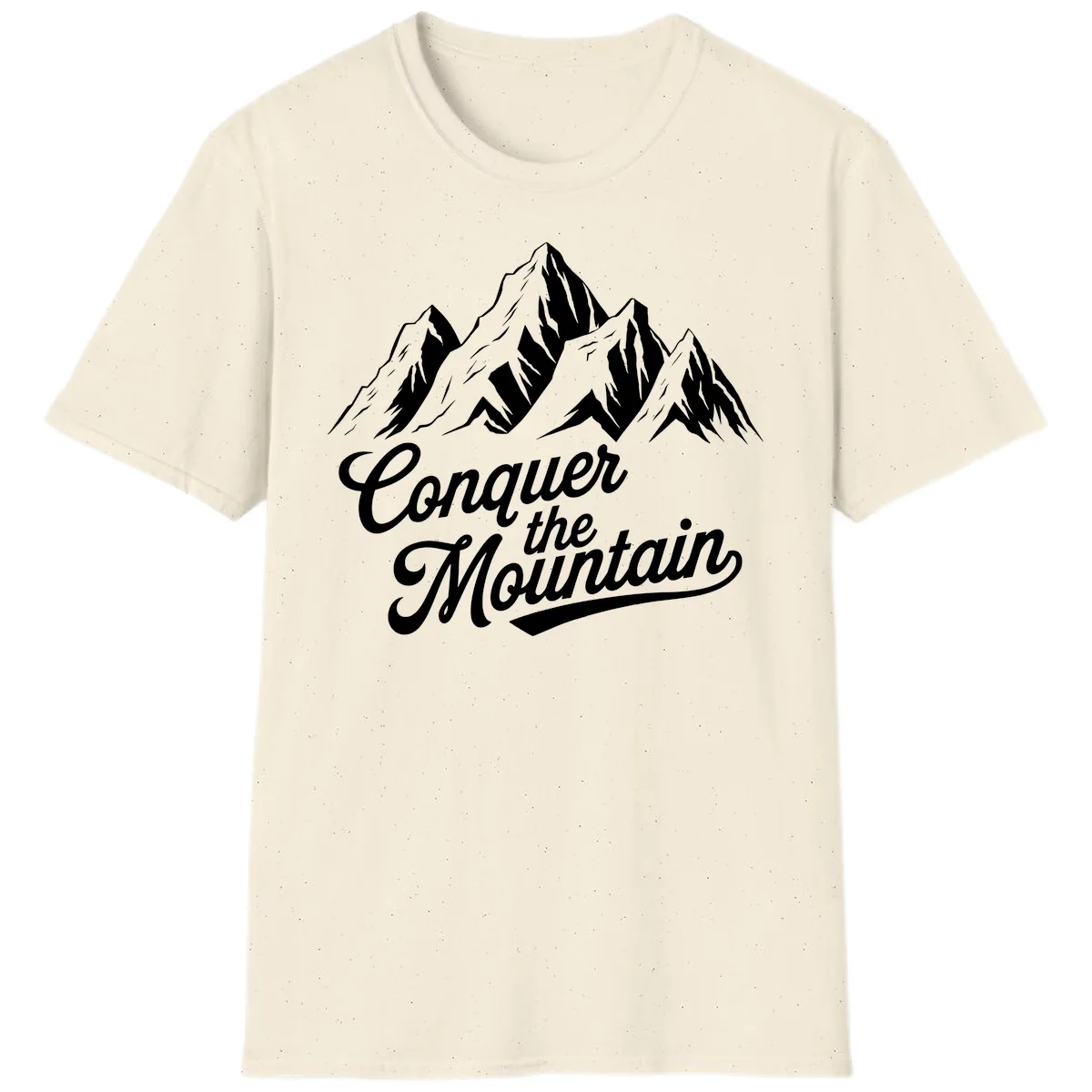 Conquer The Mountain T-Shirt in Natural