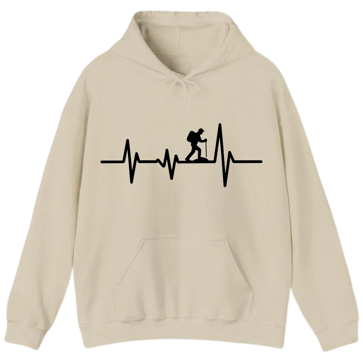 Heartbeat Hiker Hoodie in Sand