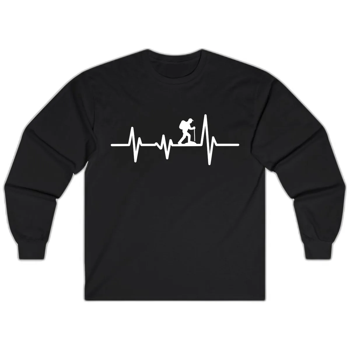 Heartbeat Hiker Long Sleeve in Black