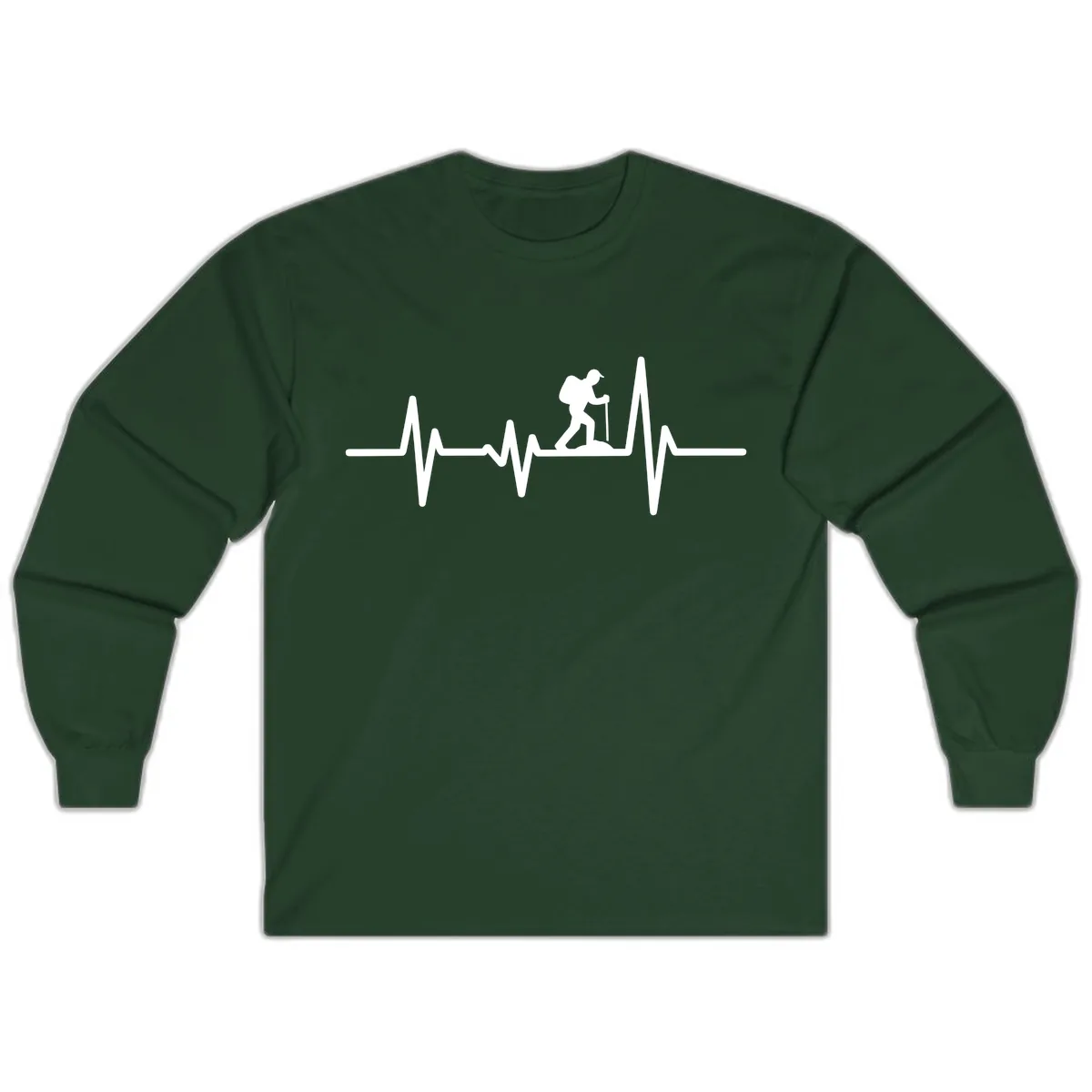 Heartbeat Hiker Long Sleeve in Forest Green