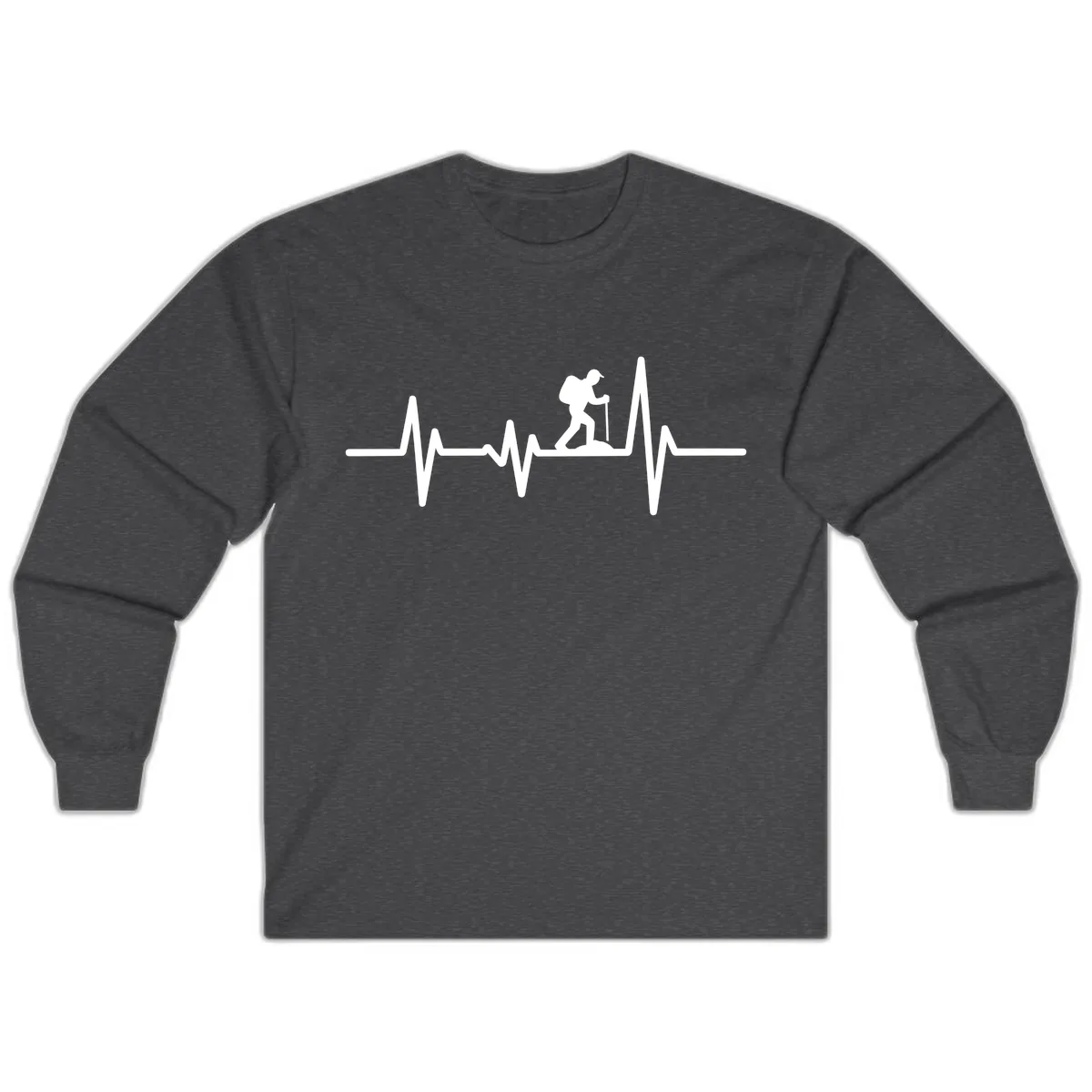 Heartbeat Hiker Long Sleeve in Dark Heather