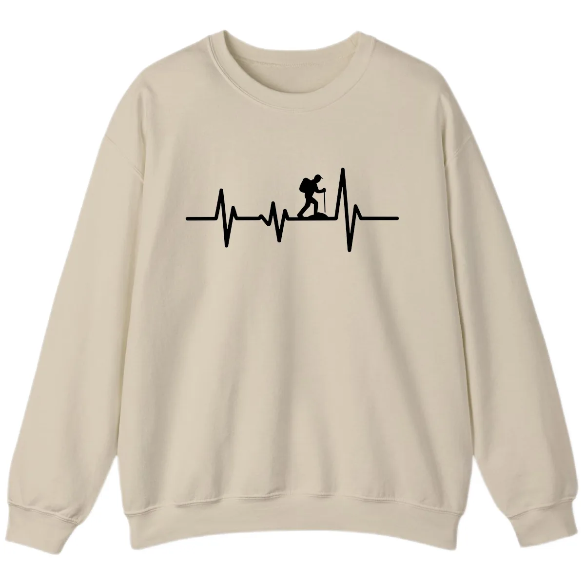 Heartbeat Hiker Sweatshirt in Sand