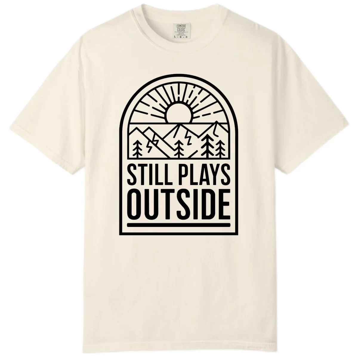 Still Plays Outside Comfort Color in Ivory