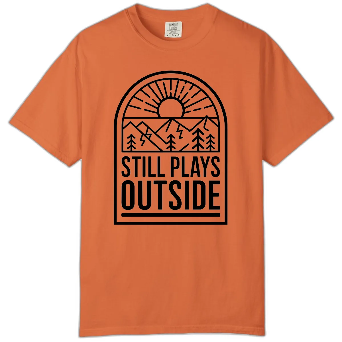 Still Plays Outside Comfort Color in Burnt Orange