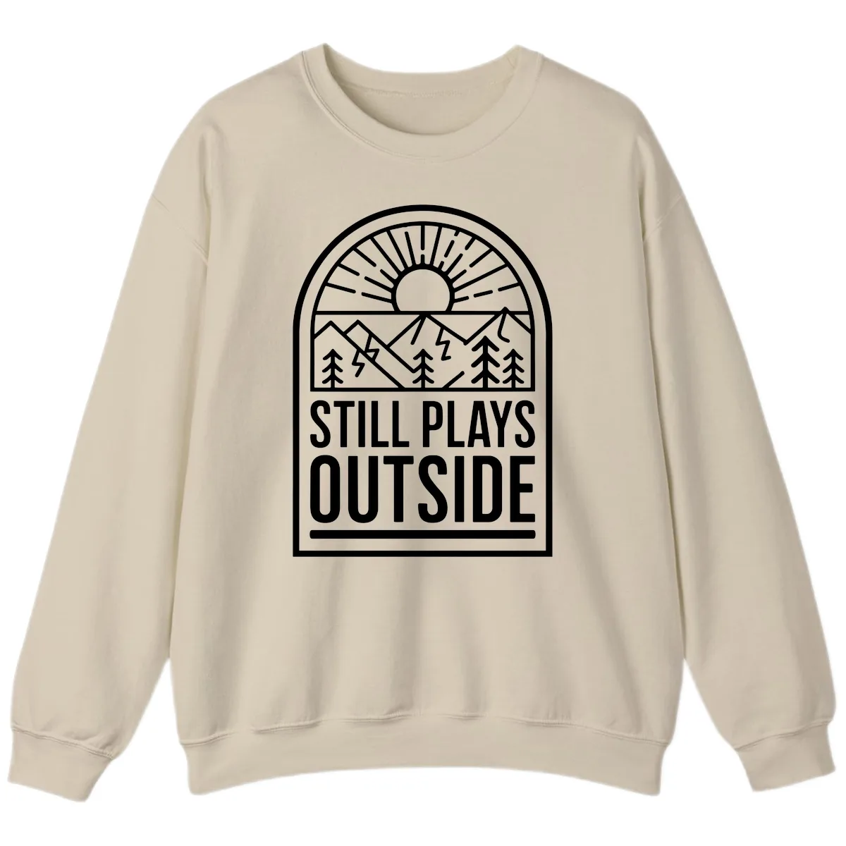 Still Plays Outside Sweatshirt in Sand