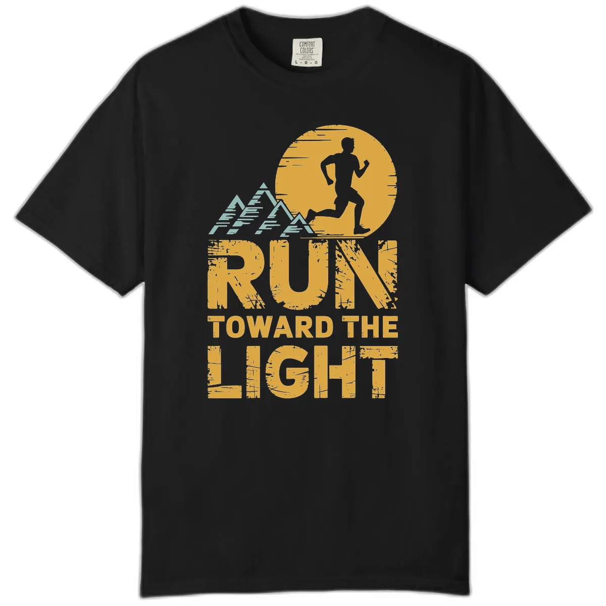 Run Toward The Light Comfort Color in Black